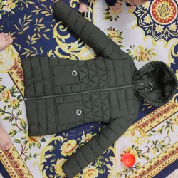 Áo khoác nữ, áo phao dáng dài nữ 701036