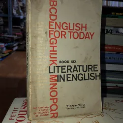 English for today book six - Literature in English 