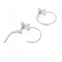 K18WG Bông tai Kim cương Hoa 0.60CT - Hàng hiệu Chính hãng 865478