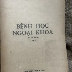 Bệnh học ngoại khoa 2- khổ lớn- 330 trang -1984 933851