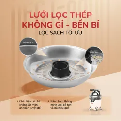 🍹 Máy vắt cam tự động UNIE UECJ-666B – Ép kiệt nước, cực êm, chuẩn healthy mỗi ngày! 715740