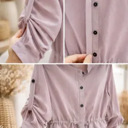 Áo sơ mi dạng váy ngang mông 973090