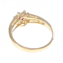 Nhẫn ruby K18YG 0.3CT 666087