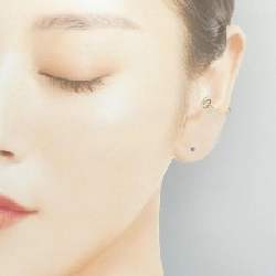 K10YG Bông tai kim cương một bên - Hàng hiệu Authentic 870075