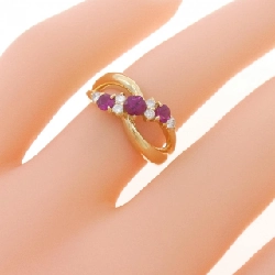 Nhẫn Ruby K18YG 0.41CT - Hàng hiệu Chính hãng 848278