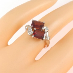 Nhẫn Garnet K18WG - Hàng hiệu Chính hãng 850719