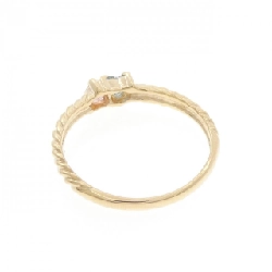 Nhẫn đá màu hình trái tim K18YG 668399