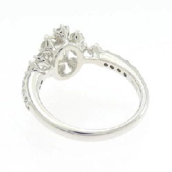 Nhẫn kim cương K18WG 0.788CT L VS1 cắt hình Emerald - Hàng hiệu Authentic 874090