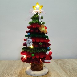 Thông noel bằng kẽm nhung 25220