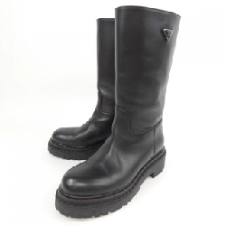 Giày bốt dài PRADA với logo hình tam giác 1U635N - Hàng hiệu Authentic 828749