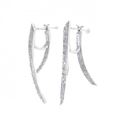 K18WG/K14WG Bông tai kim cương 0.34CT - Hàng hiệu Chính hãng 867205