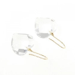 K18YG Bông tai đá quý hình trái tim - Hàng hiệu Chính hãng 868182