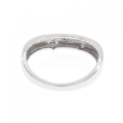 Nhẫn kim cương hoa K18WG - Hàng hiệu Authentic 850650