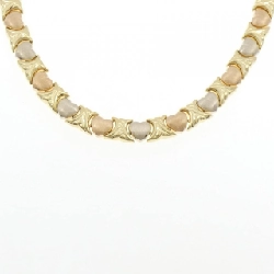 Dây chuyền hình trái tim ba màu 750 - Hàng hiệu Authentic