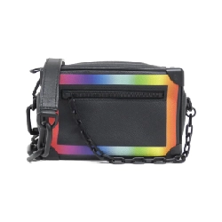Túi đeo vai Louis Vuitton Taiga Màu cầu vồng Mini Soft Trunk M30351