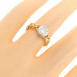 Nhẫn kim cương K18YG/PT900 0.26CT - Hàng hiệu Authentic 853216