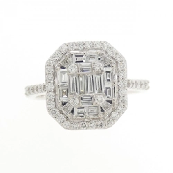 Nhẫn kim cương 750WG 0.85CT - Hàng hiệu Chính hãng 850248