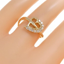 Nhẫn kim cương hình trái tim K18YG 0.16CT 669737