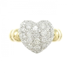 Nhẫn kim cương hình trái tim K18YG/PT900 1.00CT 669750