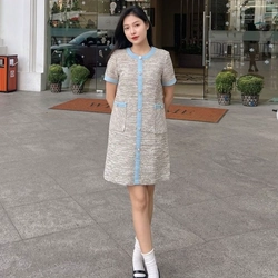 Đầm suông dạ (Size M) - Mới 100%