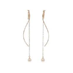 Bông tai ngọc trai nước ngọt 4゜C 5mm