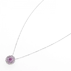 K18WG Đá màu Dây chuyền - Hàng hiệu Chính hãng 861032