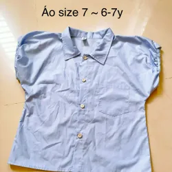Áo sơ mi bé gái ~5-6 tuổi