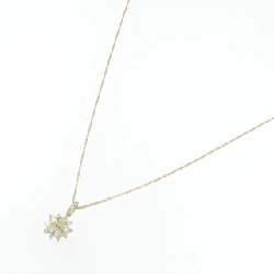 K18YG Hoa Kim Cương Dây Chuyền 0.25CT - Hàng hiệu Chính hãng 859789