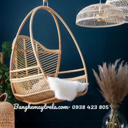 Xích đu treo trần bằng mây tự nhiên 728310