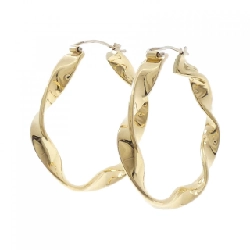 Bông tai 750YG/750WG - Hàng hiệu Authentic