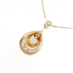 K18PG Dây chuyền kim cương 0.174CT - Hàng hiệu Chính hãng 862602