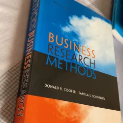 Sách Phương pháp nghiên cứu kinh doanh tiếng anh bản đẹp 753988