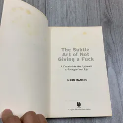 The subtle art of not giving a f.ck - mark manson. 5b5 777789