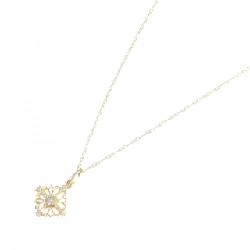 K18YG Dây chuyền kim cương 0.10CT - Hàng hiệu Chính hãng 858498