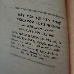 Mấy vấn đề văn nghệ yêu nước và cách mạng | Bảo Định Giang 519502