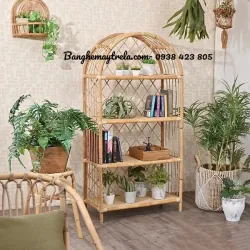 Kệ để đồ mây tre đan 690135