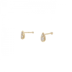 Bông tai kim cương K18YG 0.10CT - Hàng hiệu Chính hãng 876005