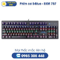 Bàn phím cơ Eblue EKM757 Blue switch / Chính hãng đã qua sử dụng 359