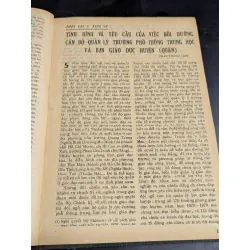 Tập san quản lý giáo dục - năm 1980 ( từ số 1 đến số 10 , có 1 số đôi ) 590923