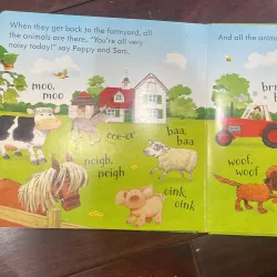 NGOẠI VĂN TIẾNG ANH TRẺ EM : POPPY AND SAM’s Animal Sounds - Usborne Farmyard Tales  1028024