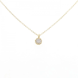 K18YG Solitaire Dây chuyền kim cương 0.20CT - Hàng hiệu Chính hãng