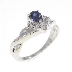 Nhẫn Sapphire PT900 0.36CT - Hàng hiệu Chính hãng