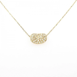 K18PG Pave Diamond Necklace 0.63CT - Hàng hiệu Chính hãng