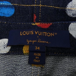 Chân váy mini denim chấm bi LOUIS VUITTON LV×YK FOSK12VY5 - Hàng hiệu Authentic 818644