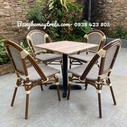 Ghế khung nhôm đan nhựa 444681