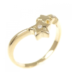 Nhẫn kim cương K18YG 0.01CT