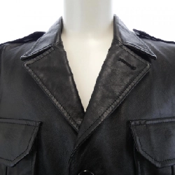 SAINT LAURENT 549285 YC2UI Áo khoác da - Hàng hiệu Chính hãng 892300