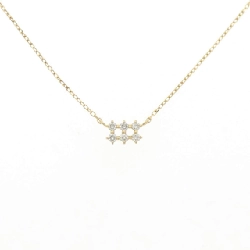 K18YG Dây chuyền kim cương - Hàng hiệu Authentic