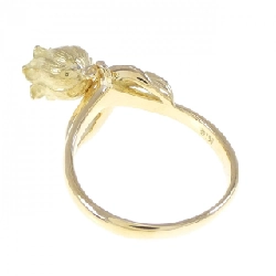 Nhẫn kim cương hoa K18YG 0.01CT 669336