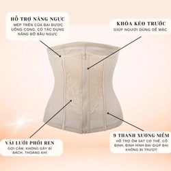 Gen Bụng Định Hình Adore - Đai nịt bụng siết eo giảm mỡ bụng Adore, Hàng chính hãng 509832
